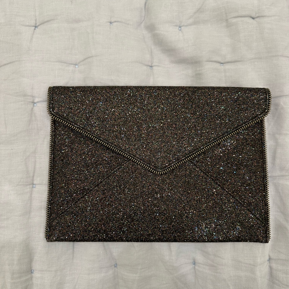 Rebecca Minkoff Sparkly Envelope Clutch